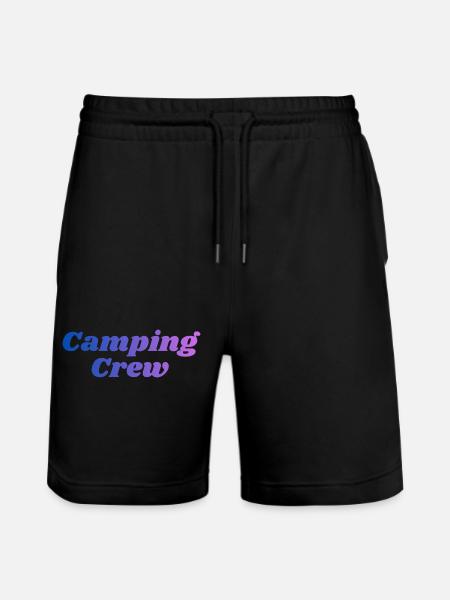 Camping Crew - Stanley/Stella Unisex Bio Joggingshorts Trainer - Schwarz