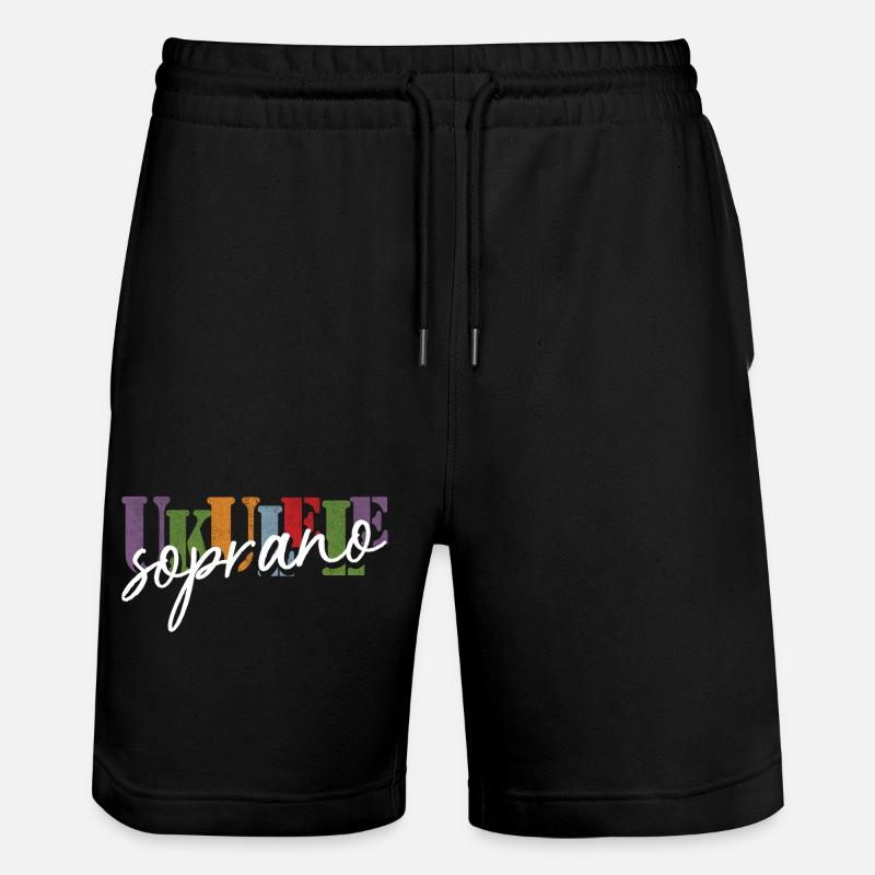 Soprano Ukulele - Stanley/Stella Unisex Bio Joggingshorts Trainer - Schwarz