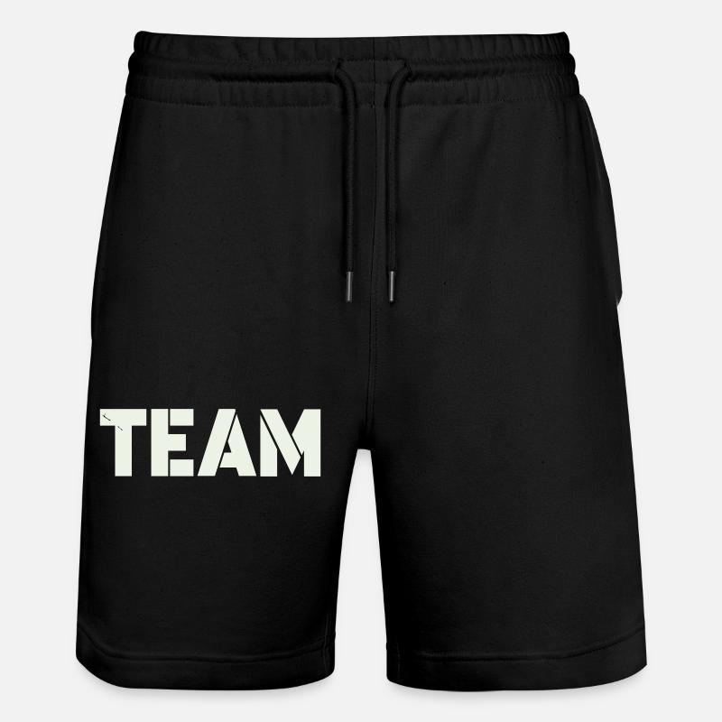 team - Stanley/Stella Unisex Bio Joggingshorts Trainer  - Schwarz