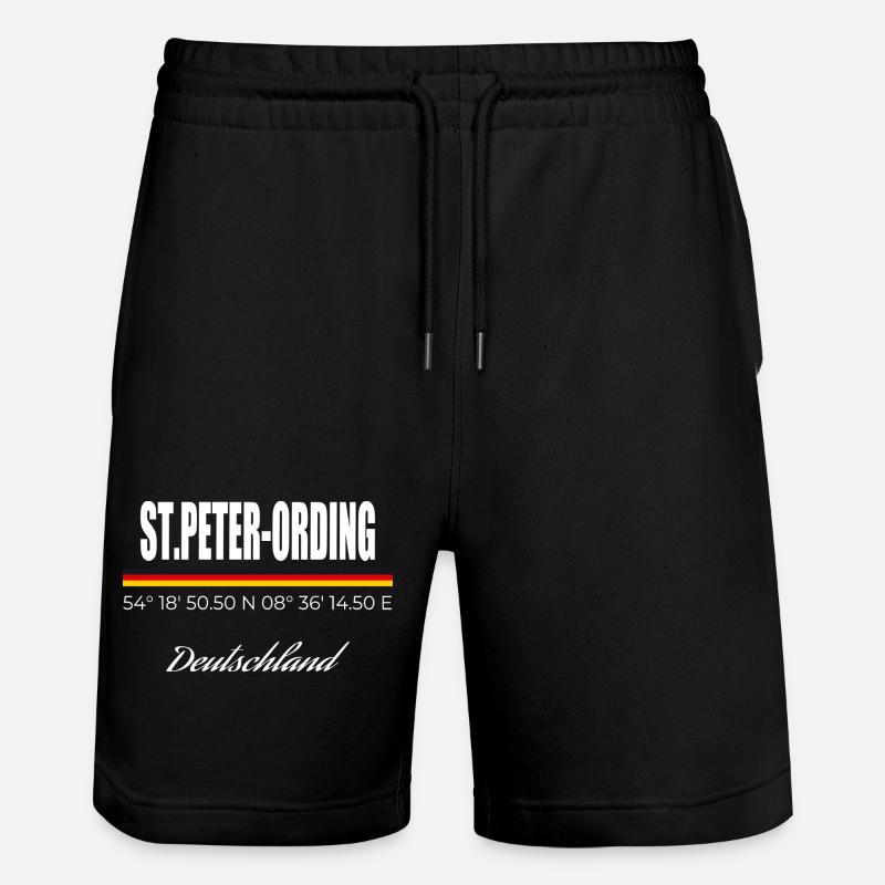 Saint-Pierre-Ording - Short de jogging bio TRAINER Stanley/Stella unisexe - noir