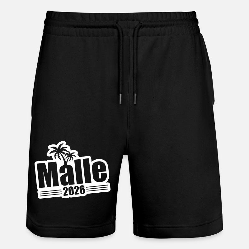 Palmiers Malle 2026 - Short de jogging bio TRAINER Stanley/Stella unisexe - noir