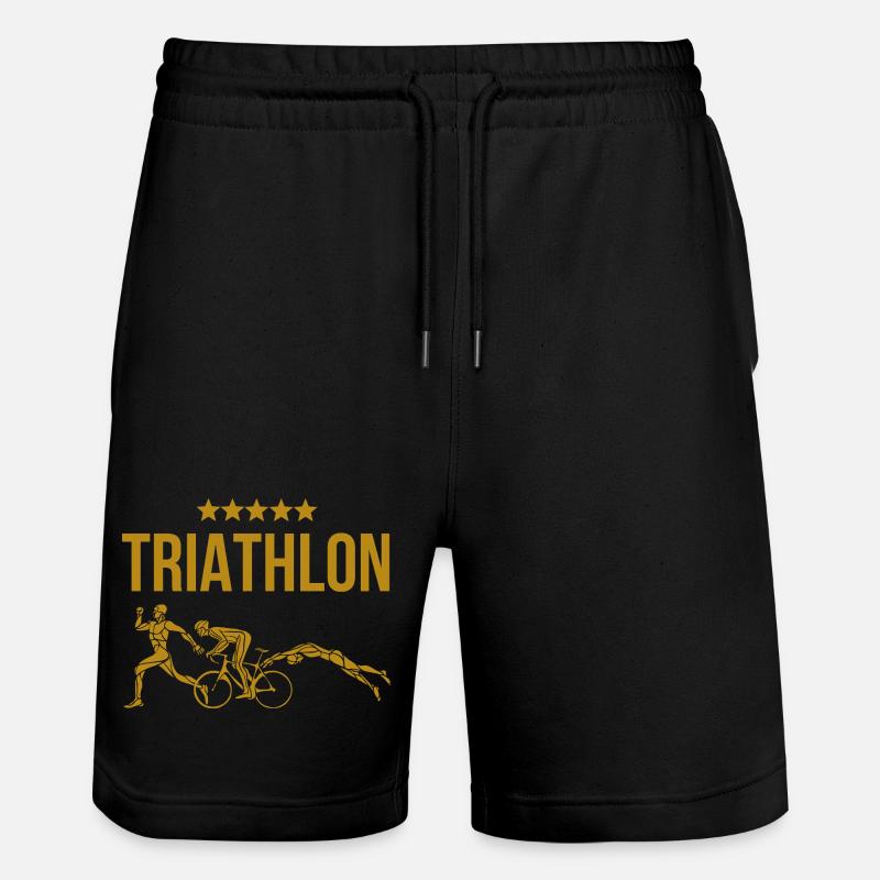 Triathlon - Stanley/Stella Unisex Bio Joggingshorts Trainer  - Schwarz