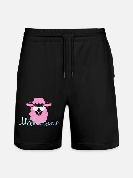 Mählanie - Stanley/Stella Unisex Bio Joggingshorts Trainer - Schwarz