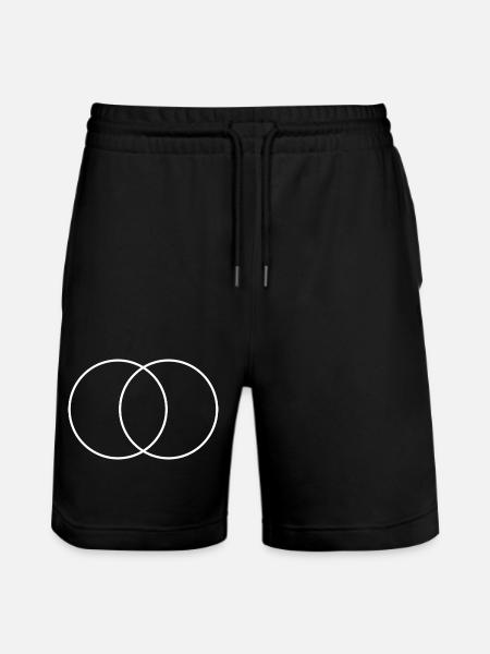 Vesica Piscis - Stanley/Stella Trainer Unisex Organic Jogging Shorts - black