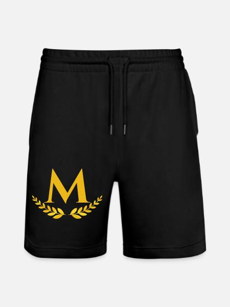 m - Stanley/Stella Trainer Unisex Organic Jogging Shorts - black