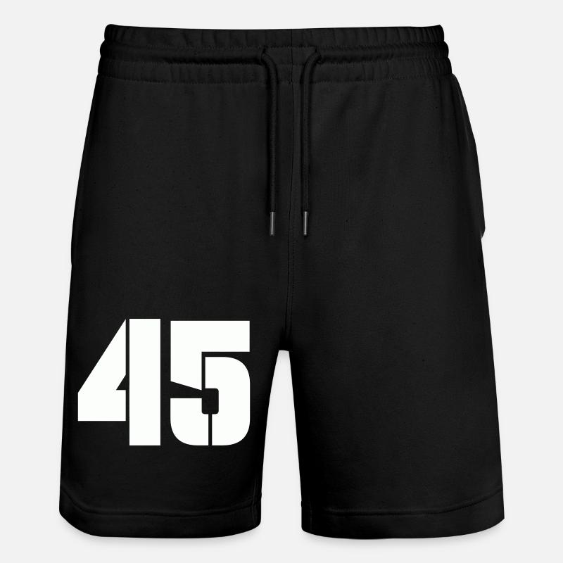 45 - Short de jogging bio TRAINER Stanley/Stella unisexe - noir