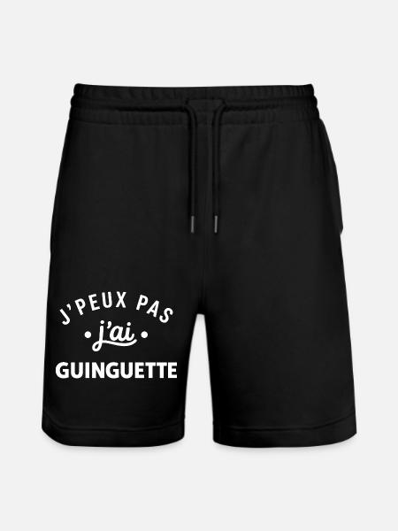 Guinguette Joie Nocturne - Short de jogging bio TRAINER Stanley/Stella unisexe - noir