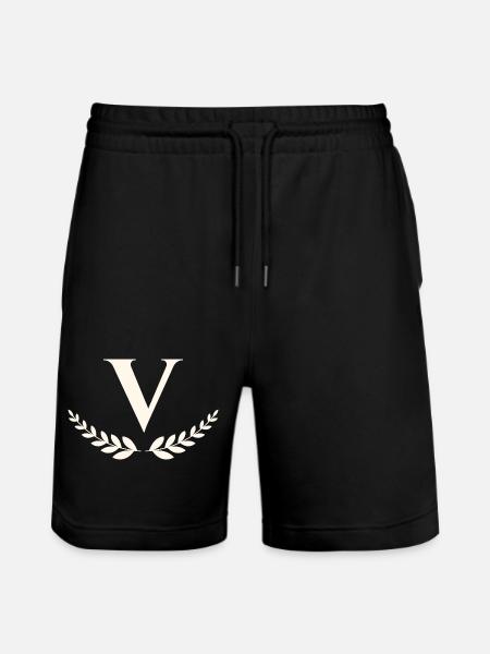 V - Short de jogging bio TRAINER Stanley/Stella unisexe - noir
