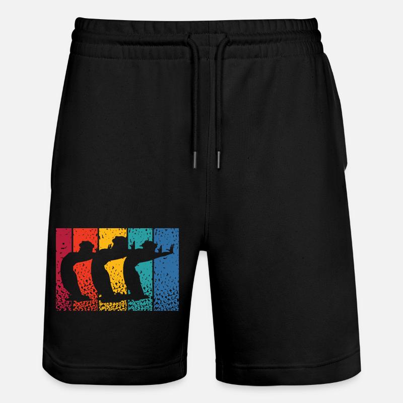 Artistic Swim Team Synchronized Swimming - Stanley/Stella Trainer Unisex Organic Jogging Shorts - black