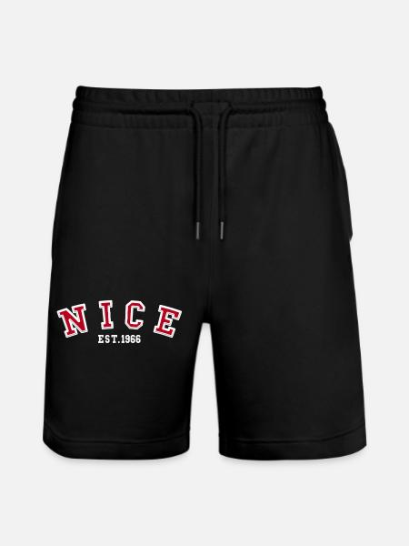 Nice Est. 1966 - Stanley/Stella Trainer Unisex Organic Jogging Shorts - black