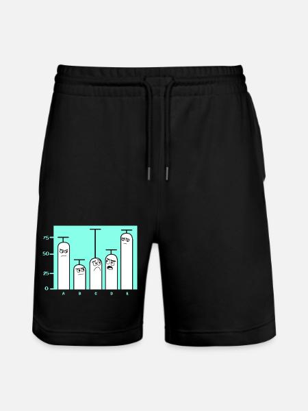 Programmer Coder GPT - Stanley/Stella Trainer Unisex Organic Jogging Shorts - black