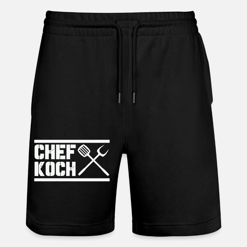 chef_koch - Pantaloncini da jogger ecologici unisex Trainer di Stanley/Stella - nero