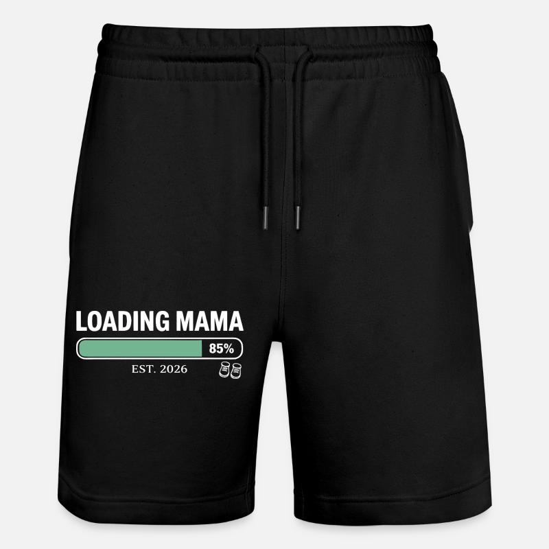 Chargement : Grossesse de maman 2026 - Short de jogging bio TRAINER Stanley/Stella unisexe - noir