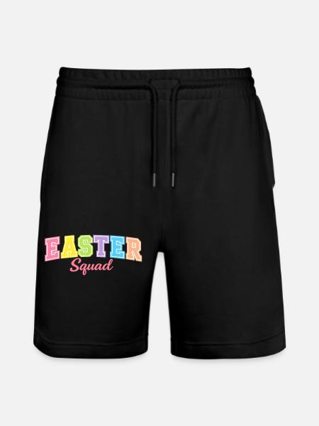 Happy Easter Bunny Easter Bunny Easter - Stanley/Stella Trainer Unisex Organic Jogging Shorts - black