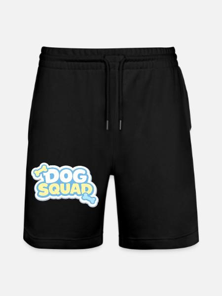 Dog Squad Pastel Paws - Stanley/Stella Trainer Unisex Organic Jogging Shorts - black