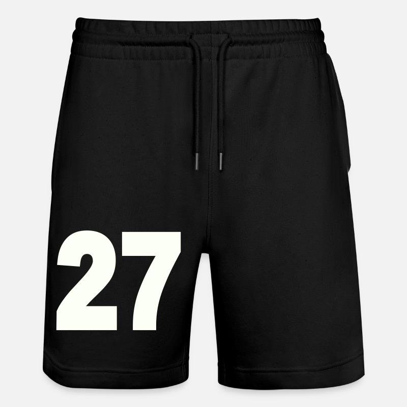 27 - Short de jogging bio TRAINER Stanley/Stella unisexe - noir