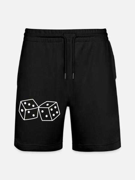 Cubes - Stanley/Stella Trainer Unisex Organic Jogging Shorts - black