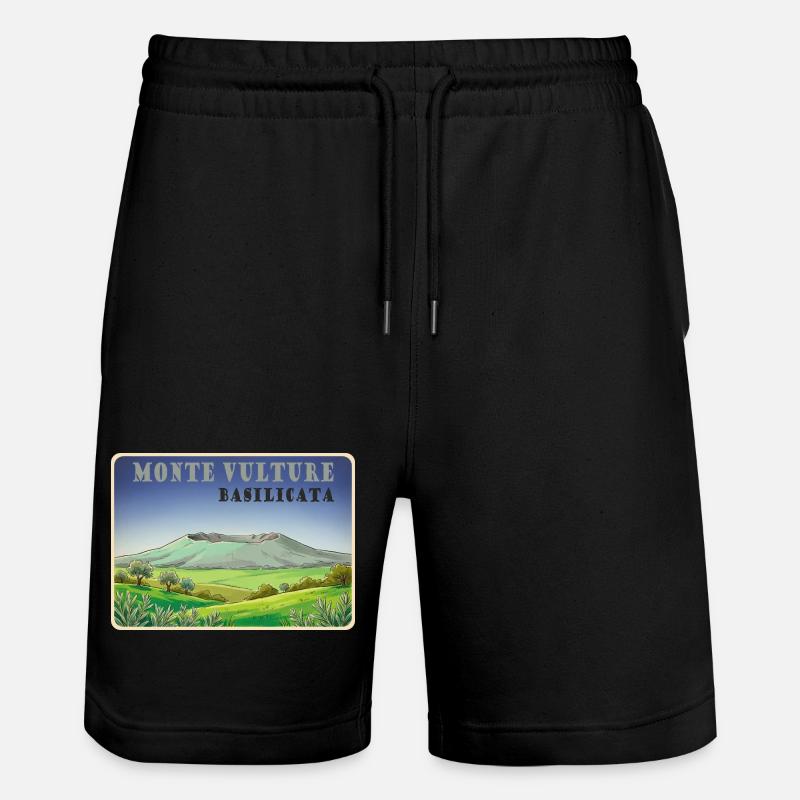Monte Vulture - Stanley/Stella Unisex Bio Joggingshorts Trainer  - Schwarz
