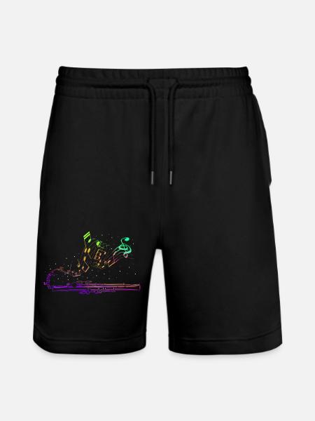  Marimbist Percussion Section Marching Band Pit - Stanley/Stella Trainer Unisex Organic Jogging Shorts - black
