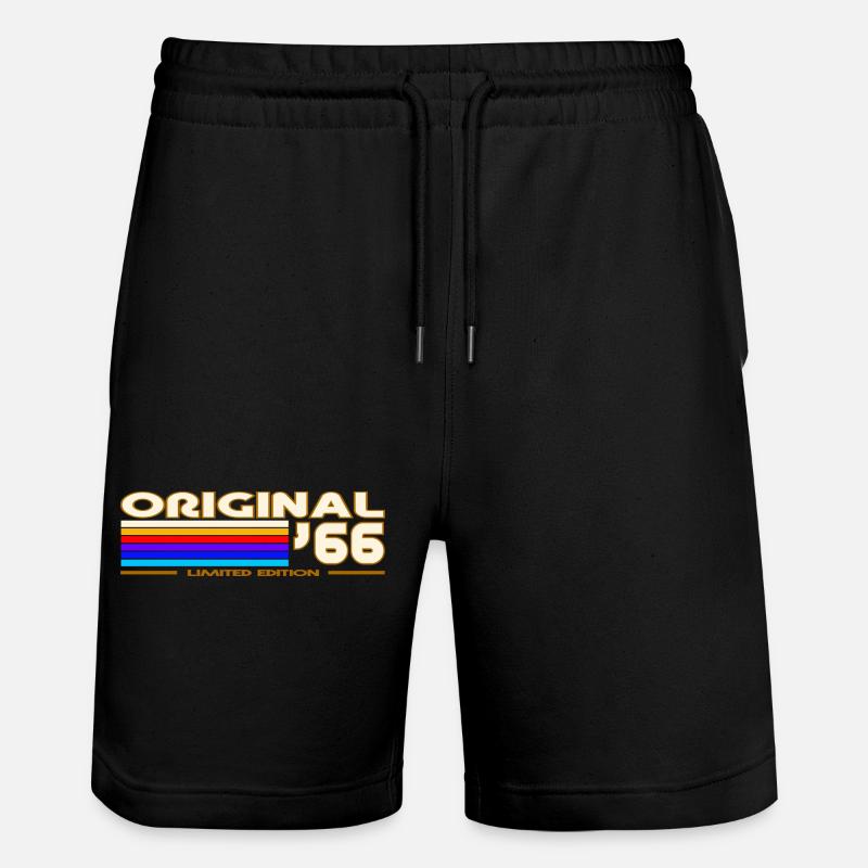 1966 - Short de jogging bio TRAINER Stanley/Stella unisexe - noir