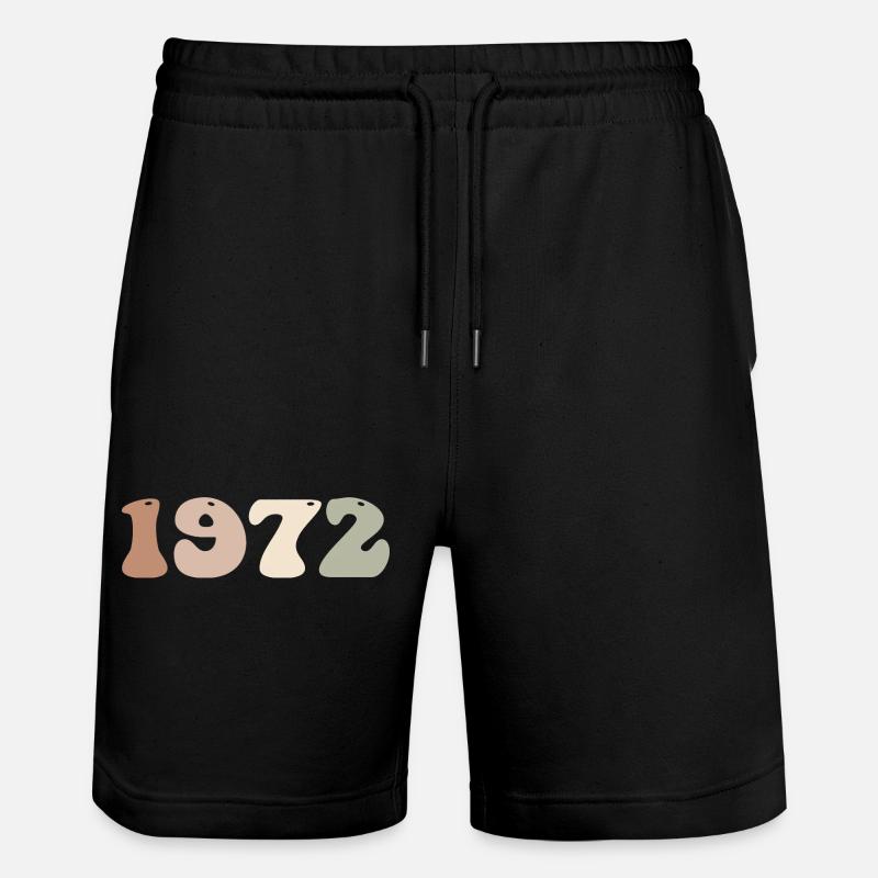 1972 - Stanley/Stella Unisex Bio Joggingshorts Trainer  - Schwarz