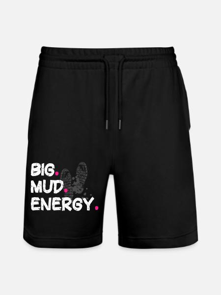 Grosse énergie boueuse Schlammlauf Course boueuse - Short de jogging bio TRAINER Stanley/Stella unisexe - noir