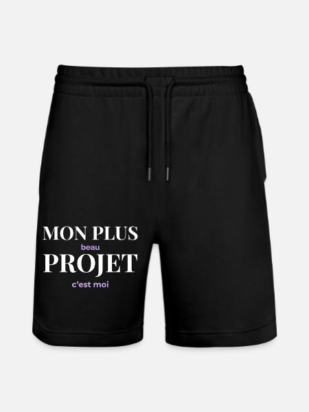 Mon Plus Beau Projet — C'est Moi - Short de jogging bio TRAINER Stanley/Stella unisexe - noir