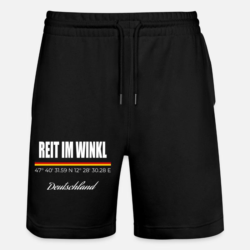 Reit im Winkl - Short de jogging bio TRAINER Stanley/Stella unisexe - noir