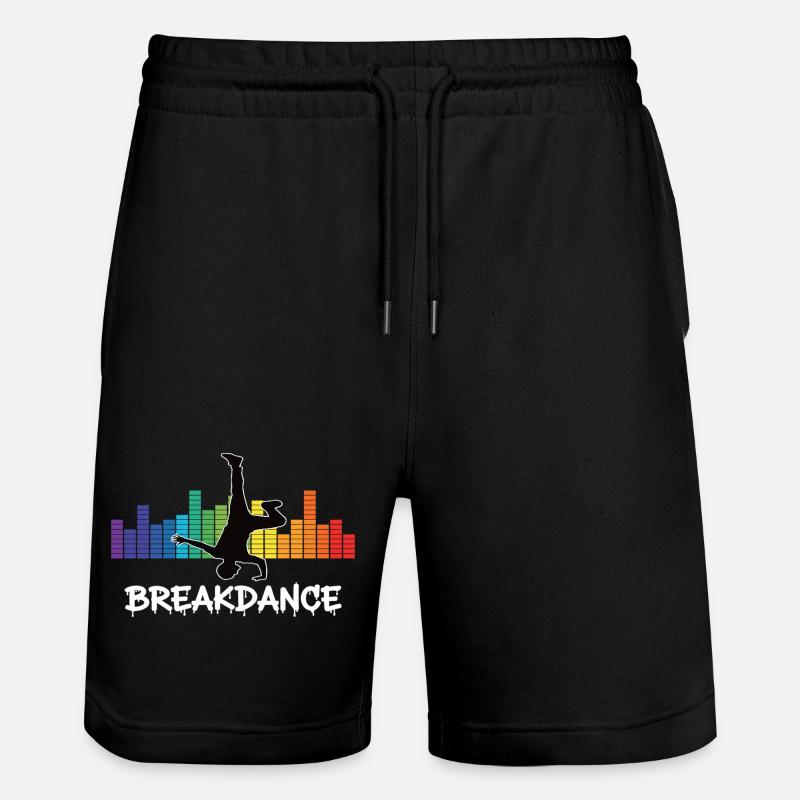 Breakdance Streetstyle Hip Hop DJ Dance - Short de jogging bio TRAINER Stanley/Stella unisexe - noir