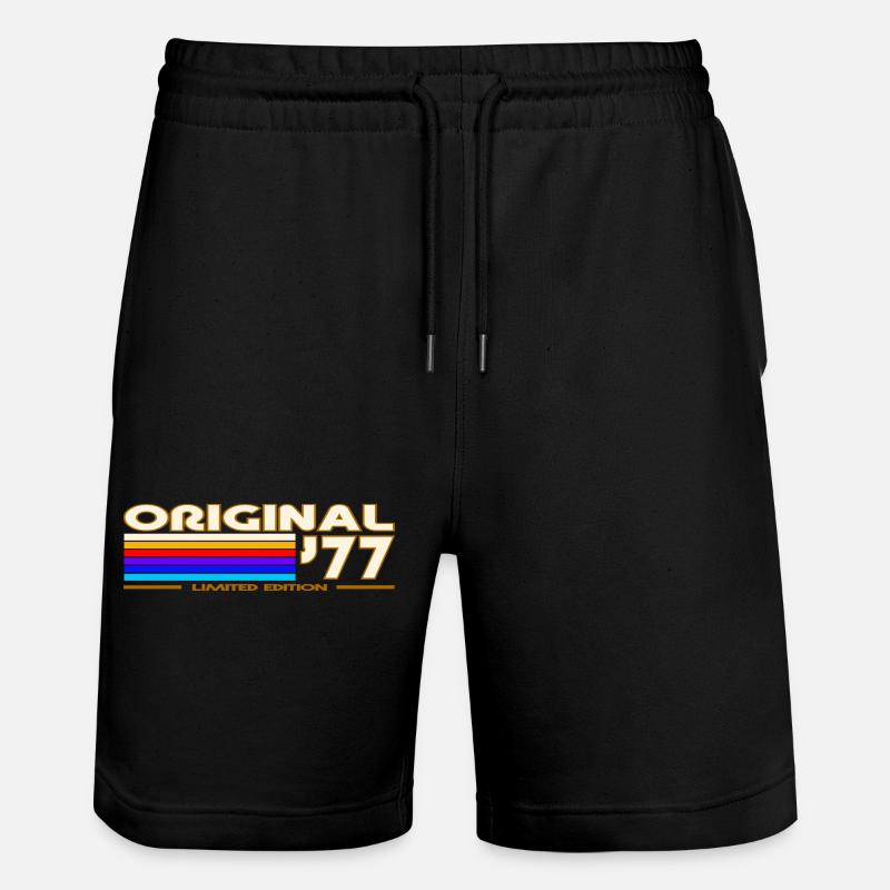 Original 77 Arcenciel Retro - Short de jogging bio TRAINER Stanley/Stella unisexe - noir