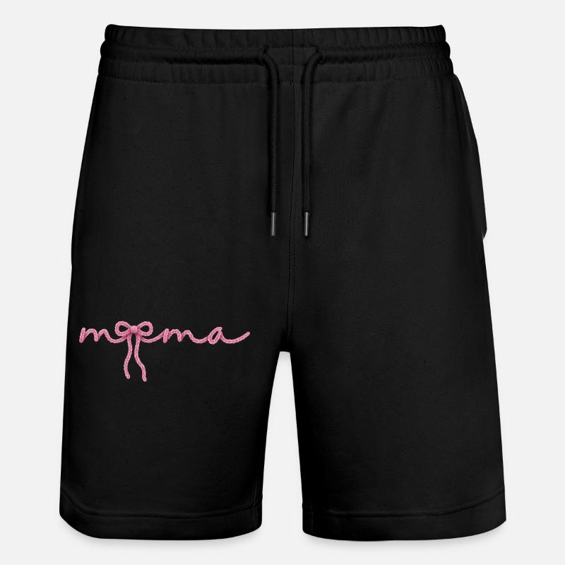 Mama Schleife - Stanley/Stella Unisex Bio Joggingshorts Trainer  - Schwarz