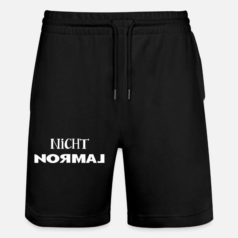 pas normal - Short de jogging bio TRAINER Stanley/Stella unisexe - noir