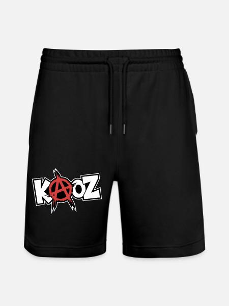Kool KAOZ Anarchy Graffiti - Short de jogging bio TRAINER Stanley/Stella unisexe - noir