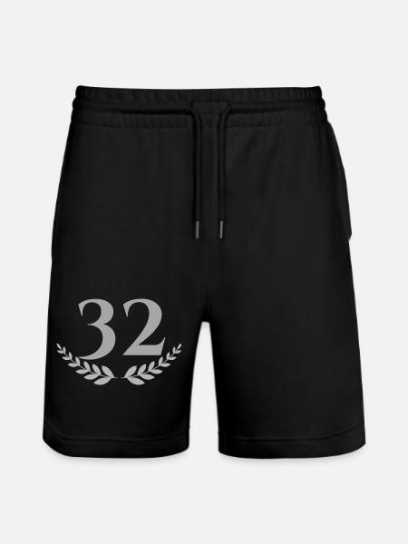 32 - Short de jogging bio TRAINER Stanley/Stella unisexe - noir