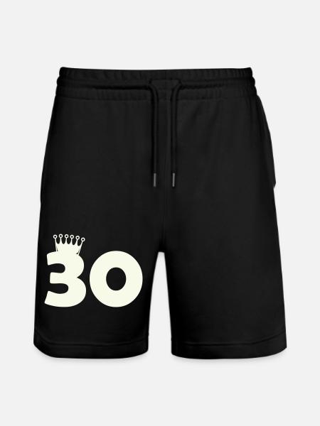 30_krone - Short de jogging bio TRAINER Stanley/Stella unisexe - noir