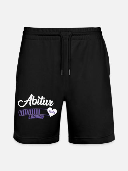 Abitur 2026 Loading Herz - Stanley/Stella Unisex Bio Joggingshorts Trainer  - Schwarz