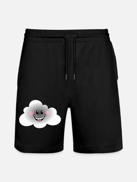 Happy Cloud - Short de jogging bio TRAINER Stanley/Stella unisexe - noir