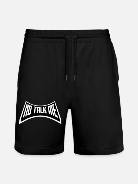 Pas de discours introverti antisocial drôle - Short de jogging bio TRAINER Stanley/Stella unisexe - noir