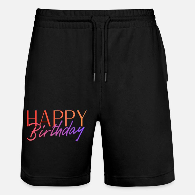 Bon anniversaire - Short de jogging bio TRAINER Stanley/Stella unisexe - noir