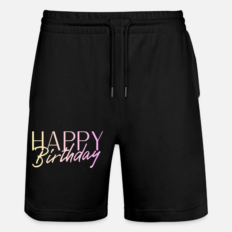 Bon anniversaire - Short de jogging bio TRAINER Stanley/Stella unisexe - noir