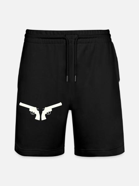 weapon - Stanley/Stella Trainer Unisex Organic Jogging Shorts - black