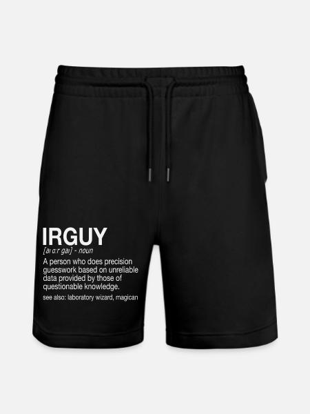FTIR Infrared Spectroscopy Guy Chemie - Stanley/Stella Trainer Unisex Organic Jogging Shorts - black