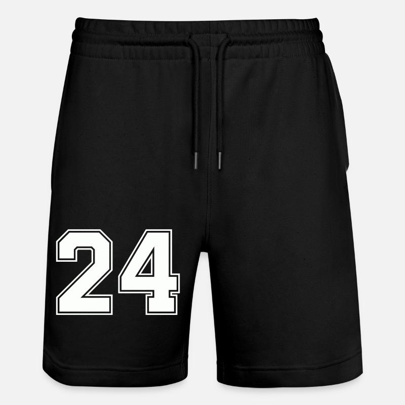 24 - Short de jogging bio TRAINER Stanley/Stella unisexe - noir
