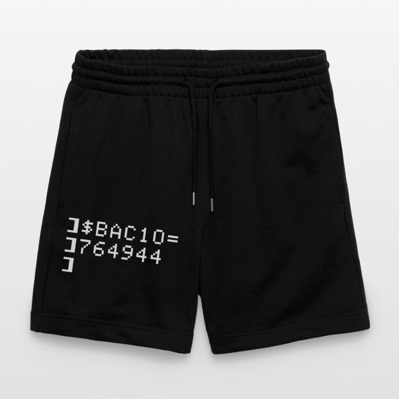 Bacio BAC10 8-Bit Esadecimale Code Nerd Pixel Art Stanley/Stella Unisex Bio Joggingshorts Trainer 
