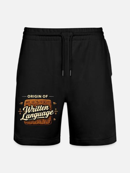 Ancient Mesopotamia, Sumerian - Stanley/Stella Trainer Unisex Organic Jogging Shorts - black