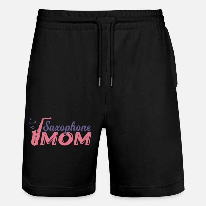 Saxophon Mutter - Stanley/Stella Unisex Bio Joggingshorts Trainer  - Schwarz
