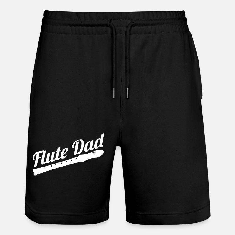 Père flûtiste - Short de jogging bio TRAINER Stanley/Stella unisexe - noir
