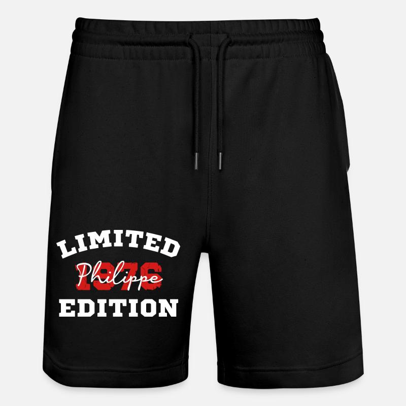 Limited 1976 Philippe Edition - Stanley/Stella Trainer Unisex Organic Jogging Shorts - black