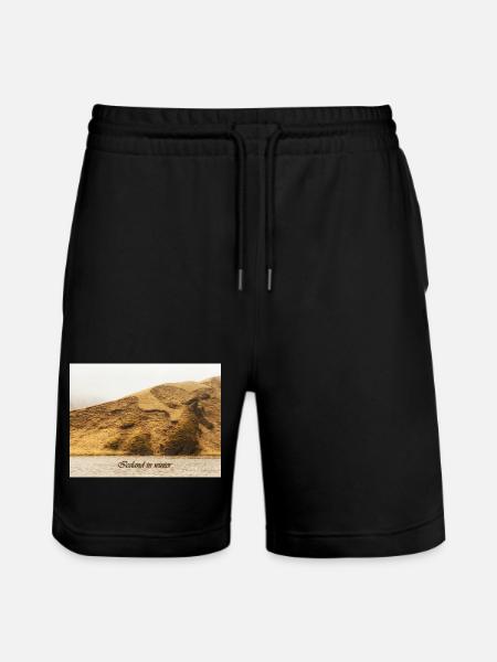 L’Islande en hiver - Short de jogging bio TRAINER Stanley/Stella unisexe - noir