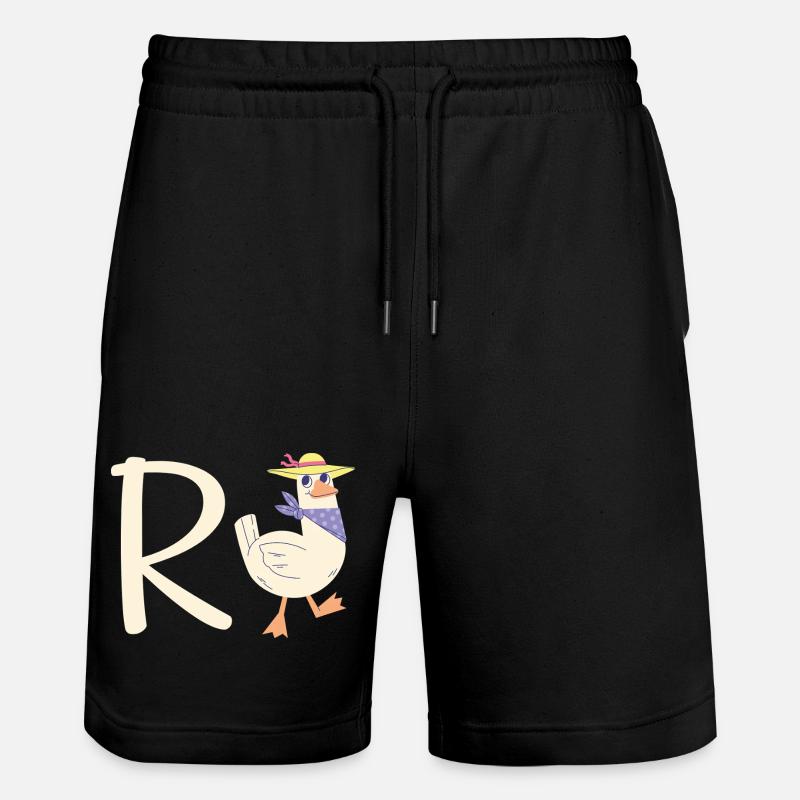 Retraite Duck Pension - Short de jogging bio TRAINER Stanley/Stella unisexe - noir